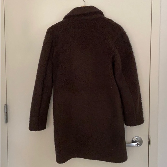 Olive Green Teddy Coat - Picture 2 of 3